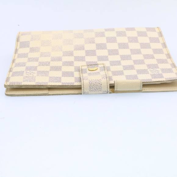 LOUIS VUITTON Damier Azur Agenda GM Day Planner Cover R20708 LV Auth am1546g - Picture 6 of 16